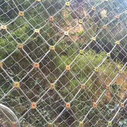 九雄廠家批發鋼絲繩網防護網護坡網邊坡支護護坡工程邊坡防護網