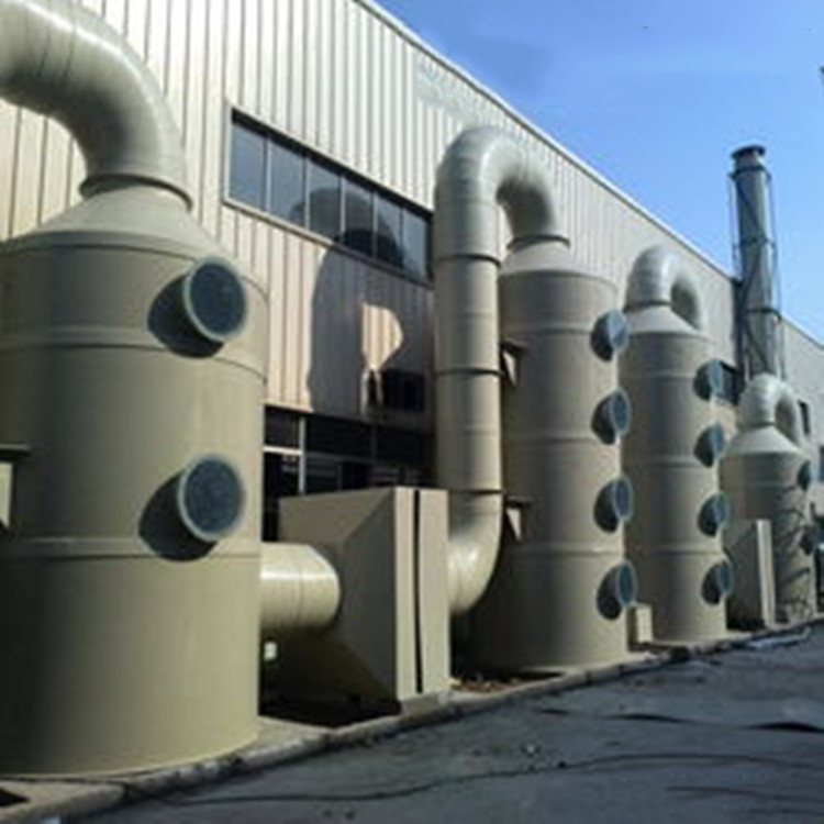 噴淋塔 酸性氣體凈化設備 河北廠家 可定制生產 華康 廢氣處理設備 pp酸霧凈化設備