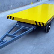 彈簧鋼板牽引平板拖車參數 彈簧鋼板牽引平板拖車貨源